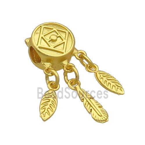 Alloy Pendant Tassel Duck Gold