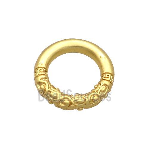 Copper Ring Linker Unfade Gold Plated