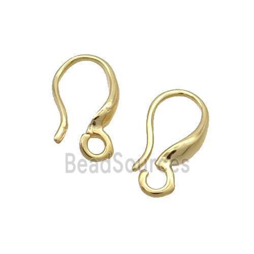 Copper Hook Earring Unfade Gold Plated