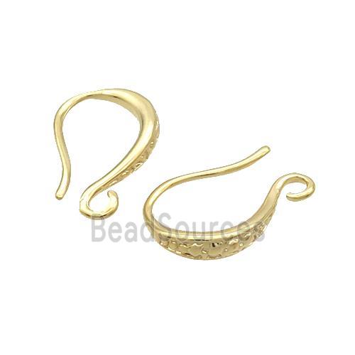 Copper Hook Earring Unfade Gold Plated