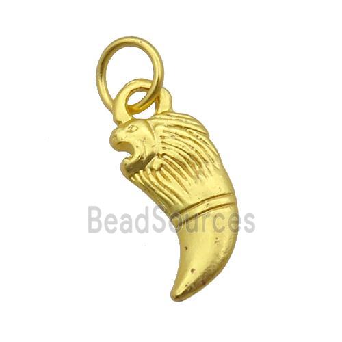 Copper Panther Pendant Gold Plated