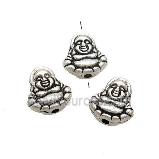 Tibetan Style Buddha Beads Zinc Antique Silver