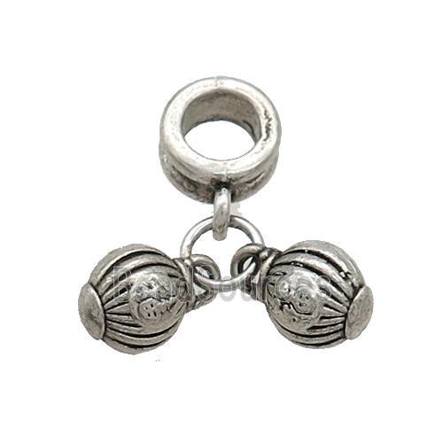 Tibetan Style Zinc Chrams Pendant Antique Silver