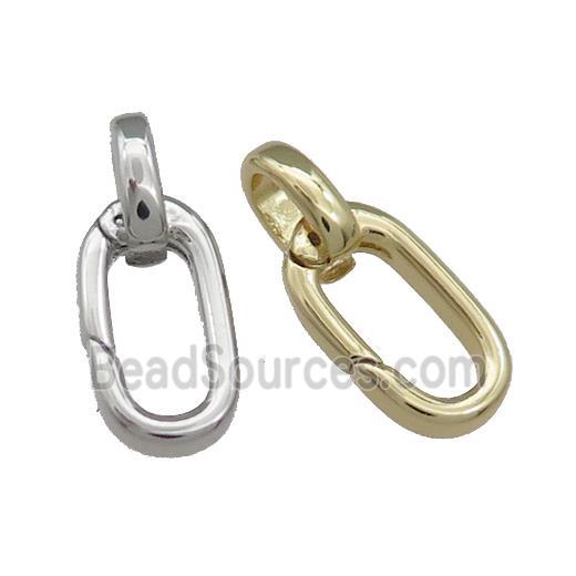 Copper Carabiner Clasp Mixed