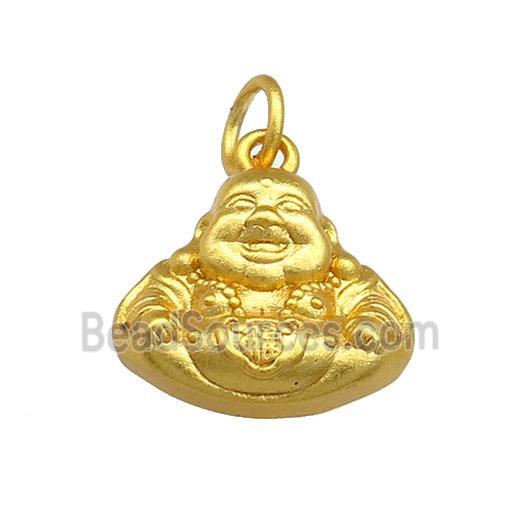 Copper Buddha Pendant Unfade 18K Gold Plated