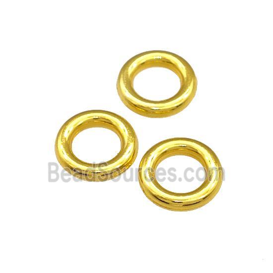 Alloy Jump Rings Circle Gold Plated