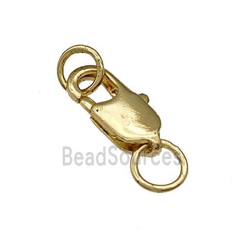 Copper Clasp 14K Gold Plated