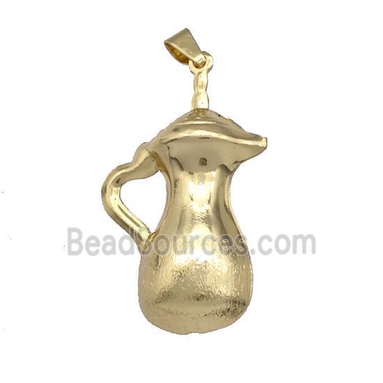 Copper Cup Charms Pendant Gold Plated