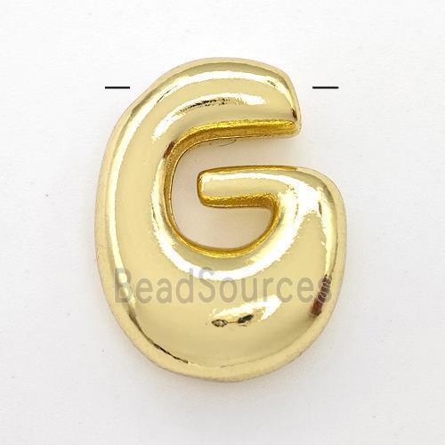 Copper Letter-G Pendant Gold Plated