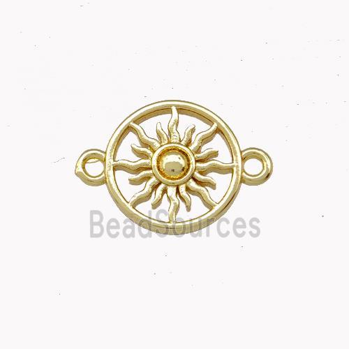 Copper Sun Connector Gold Plated