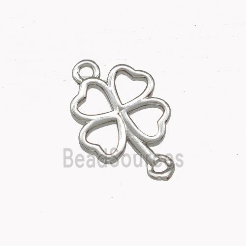 Copper Clover Connector Platinum Plated