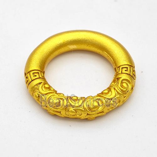 Copper Circle Connector Gold Plated