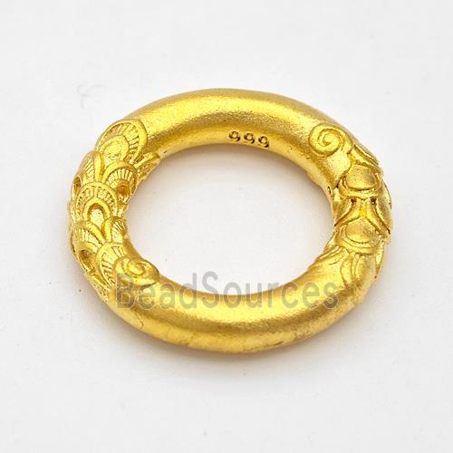 Copper Circle Connector Gold Plated