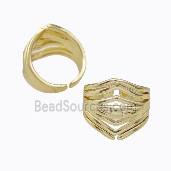 Copper Ring Gold Plated