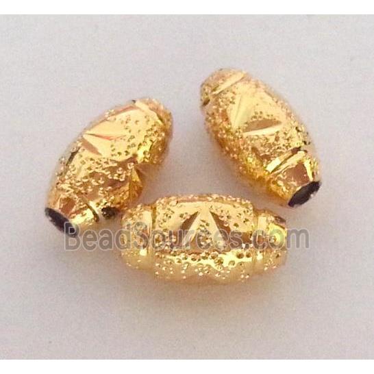 colorfast copper bead, gold plated