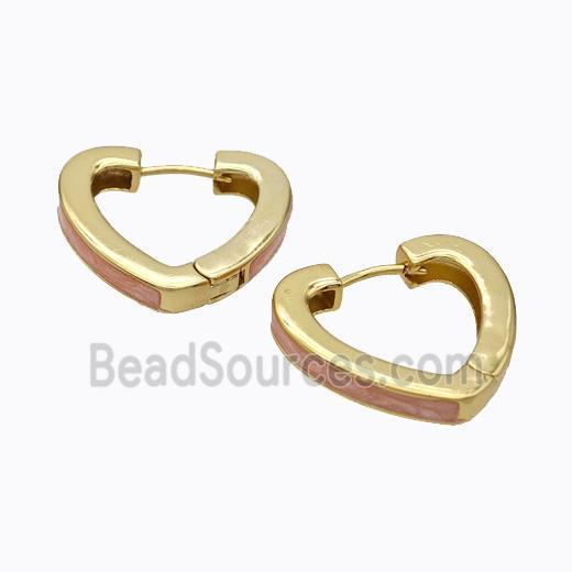 Copper Earring, Gold Plated