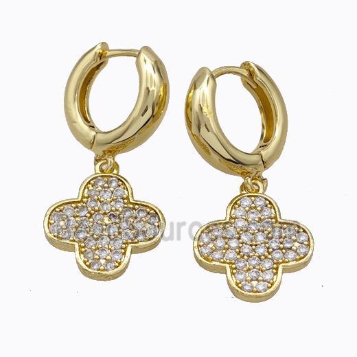 Copper Earring, Gold Plated