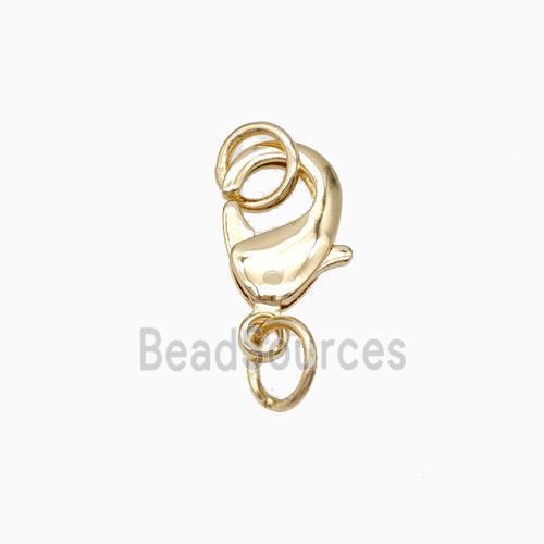 Copper Lobster Clasp Lt.Gold Plated