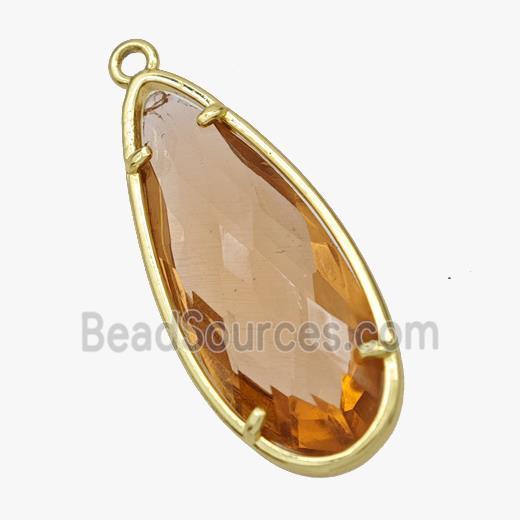 Copper pendant, Gold Plated