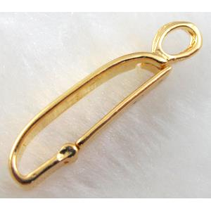 Gold Plated Copper Hinged Bails and slides