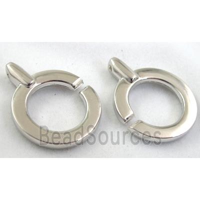 Platinum Plated alloy Clasp