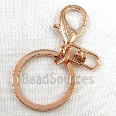 DIY key clasp, light-gold