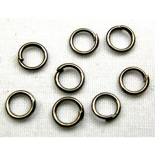 Jump Rings, iron, black