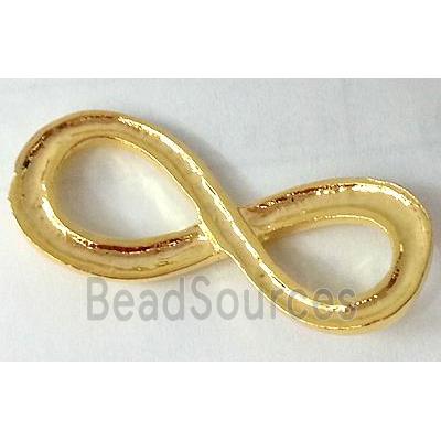 bracelet bar, alloy connector, gold