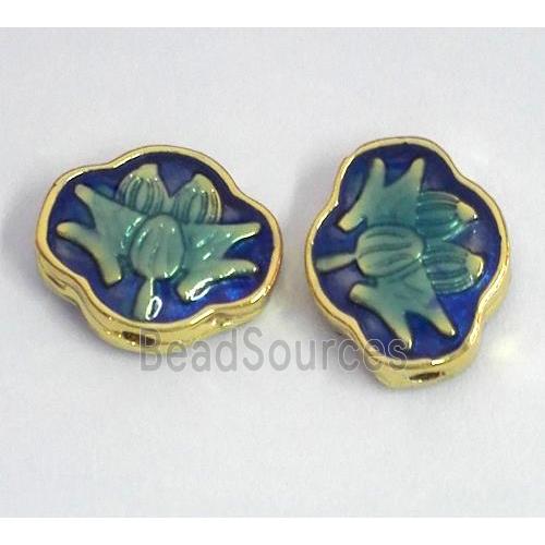 enameling copper spacer bead, colorfast