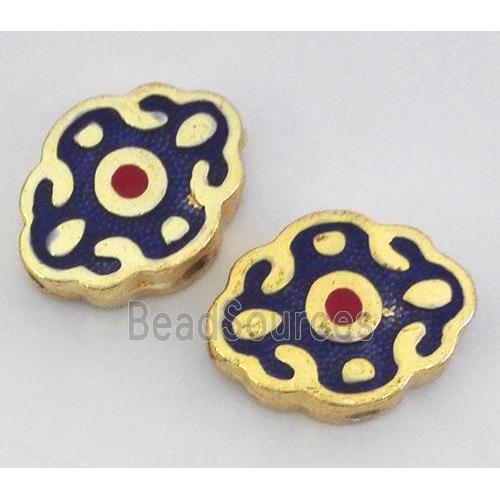 enameling copper spacer bead, colorfast