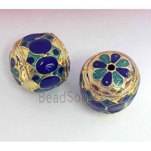 enameling copper spacer bead, colorfast