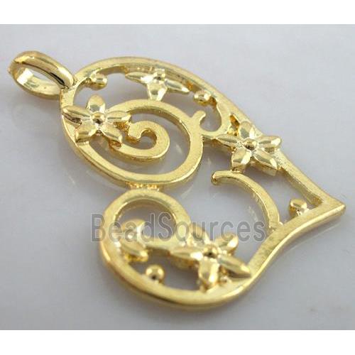 alloy pendants, gold