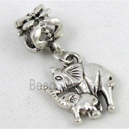 Bracelet spacer, alloy hanger, pendant