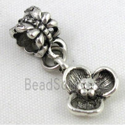 Bracelet spacer, alloy hanger, pendant