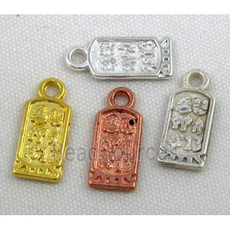 alloy pendant, mixed color