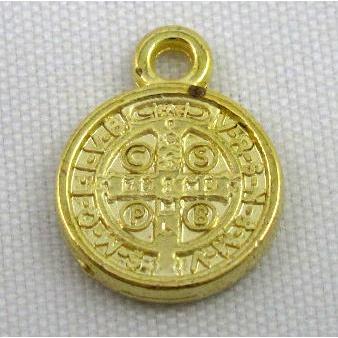 alloy pendant, gold plated