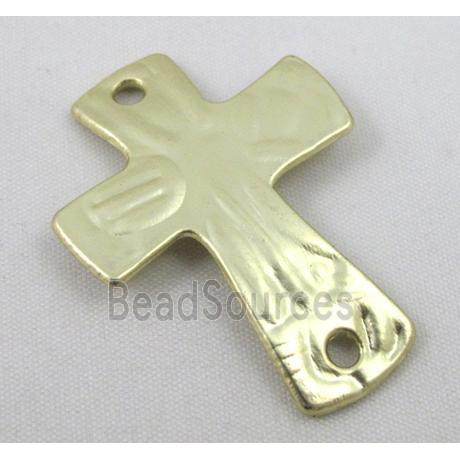 cross alloy connector, duck-gold