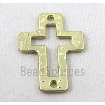 cross alloy connector, duck-gold