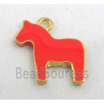 bracelet bar, enamel alloy pendant