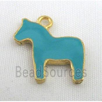 bracelet bar, enamel alloy pendant