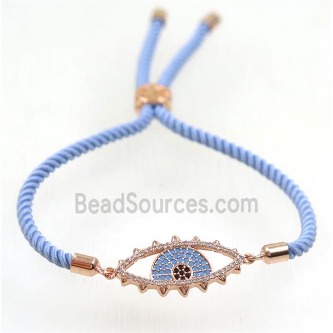 handmade bracelet with nylon wire, zircon bead