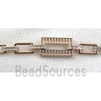 14k Gold Plated Alloy Bracelet, Nickel Free, Lead Free