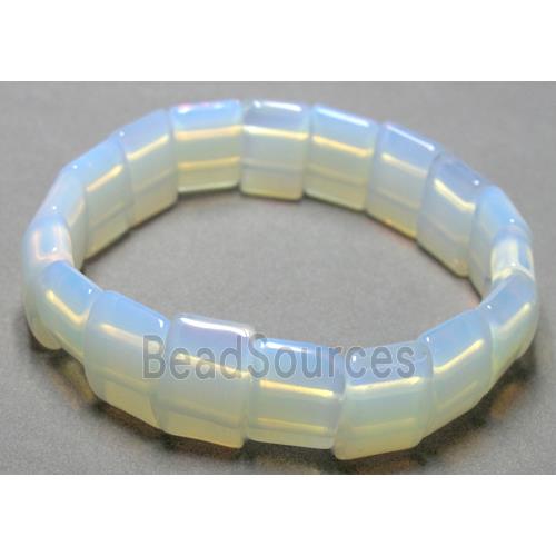 opal stone bracelet, stretchy