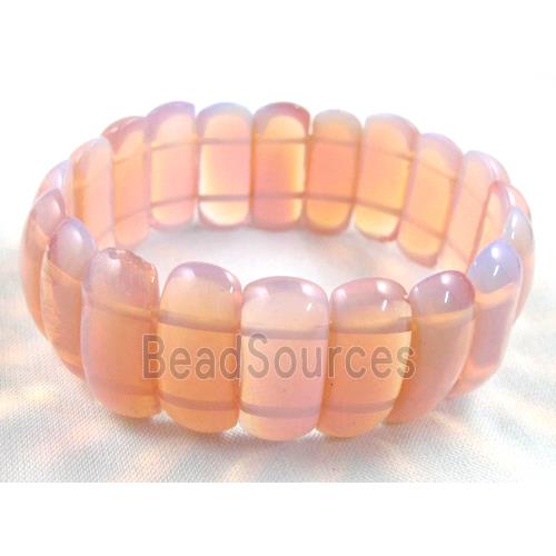 opal stone bracelet, stretchy