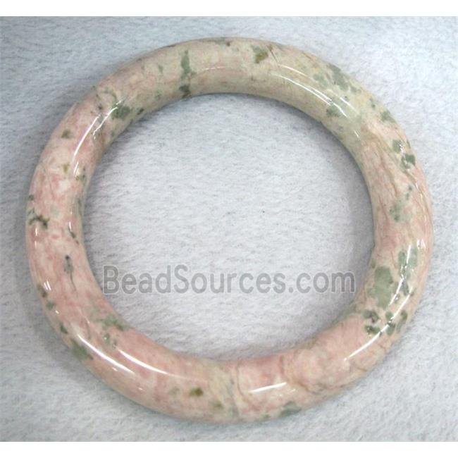 rose Rhodochrosite bangle