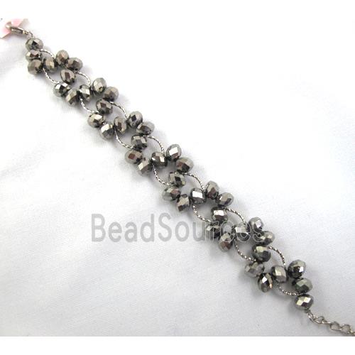 Chinese Crystal glass Bracelet