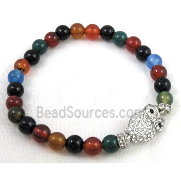 handmade fashion jasper bracelet, stretchy