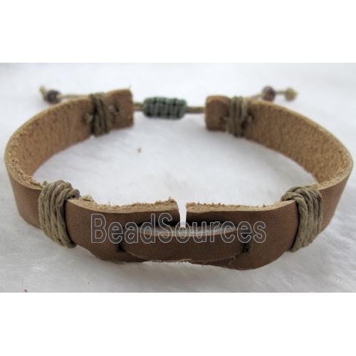 Genuine Leather Bracelet, Mix