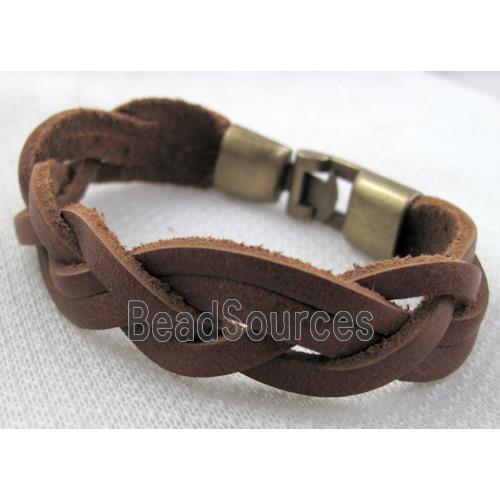 Genuine Leather Bracelet, Mix