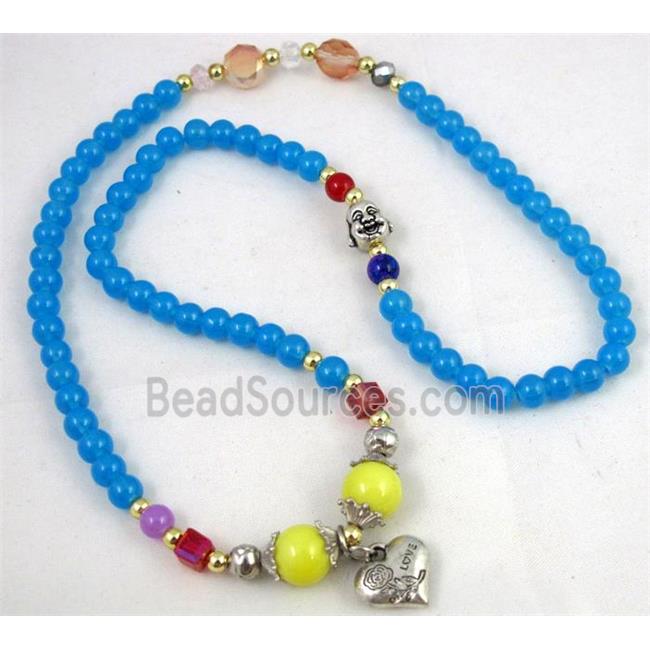 fashion jewelry, glass necklace, bracelet, CCB